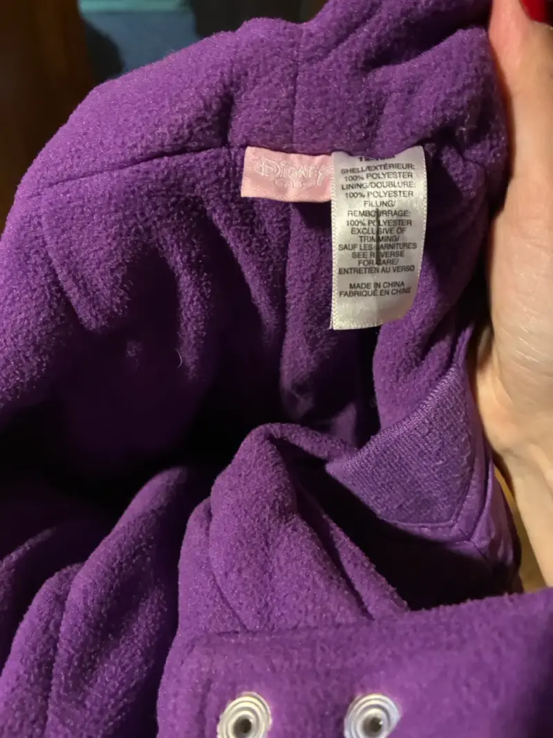 Overol impermeable morado talla 12-18 meses - 2