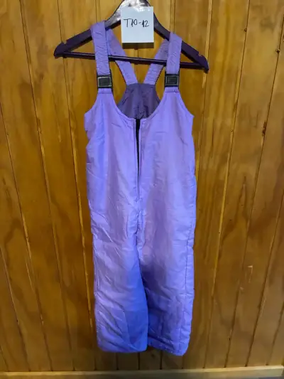 Pantalón de nieve infantil morado T10-12 - miniatura 1