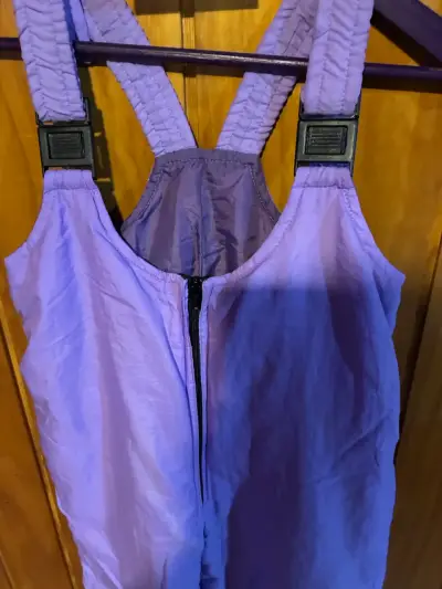 Pantalón de nieve infantil morado T10-12 - miniatura 2