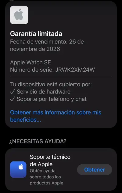 Apple Watch SE  2 GPS Negro 40MM nada de uso. - miniatura 3