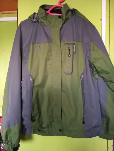 Chaqueta impermeable azul y negra Dimension Snow - miniatura 5