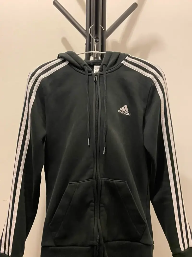 Polerón negro Adidas talla XS para mujer - 1
