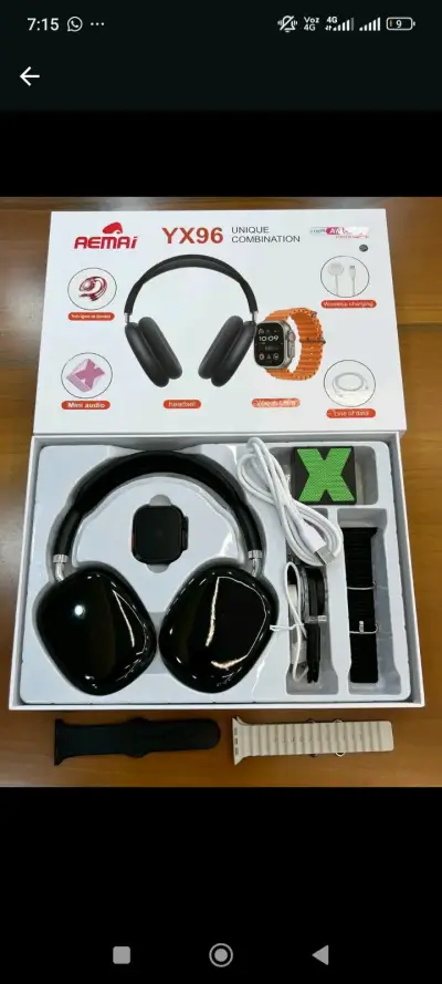 Auriculares y reloj inteligente Aemai YX96 - miniatura 1