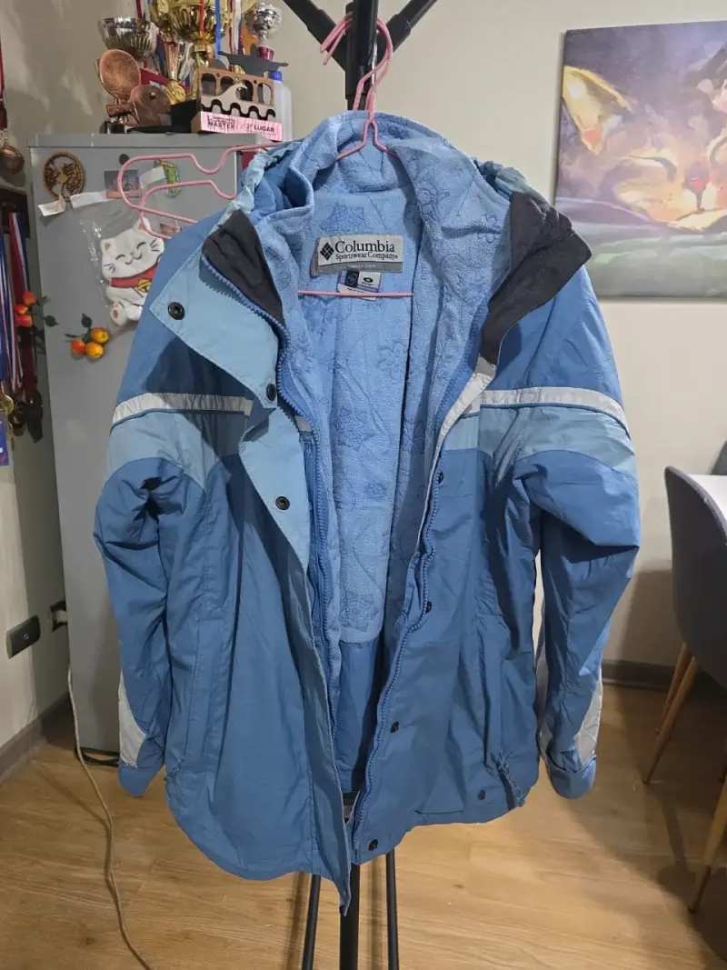 Chaqueta Columbia azul impermeable para invierno - 1