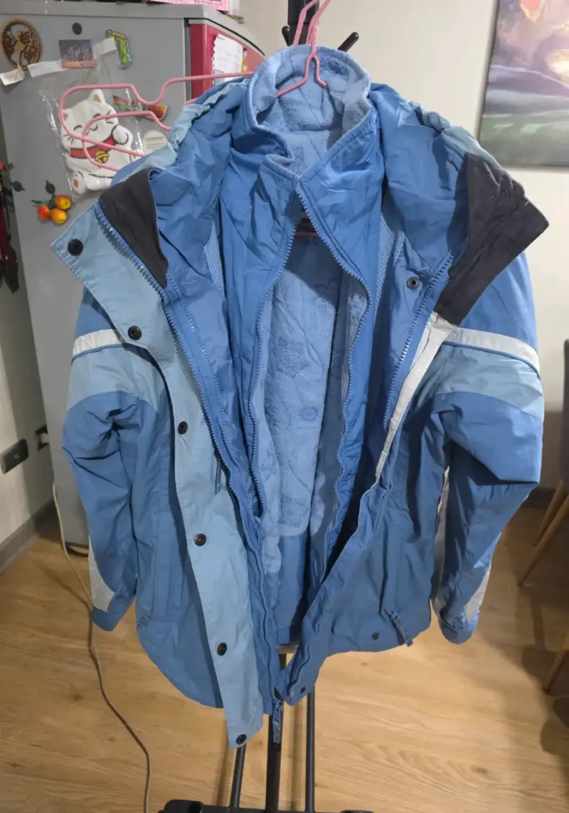 Chaqueta Columbia azul impermeable para invierno - 3