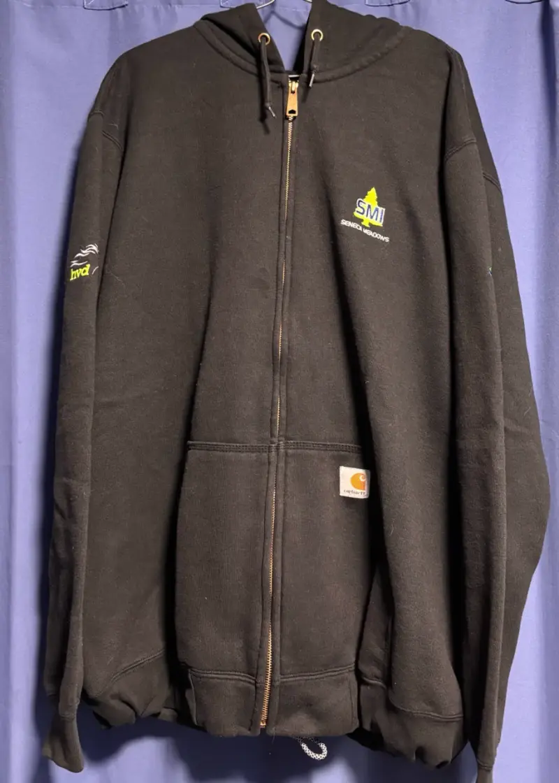 Polerón con capucha Carhartt negro - 2