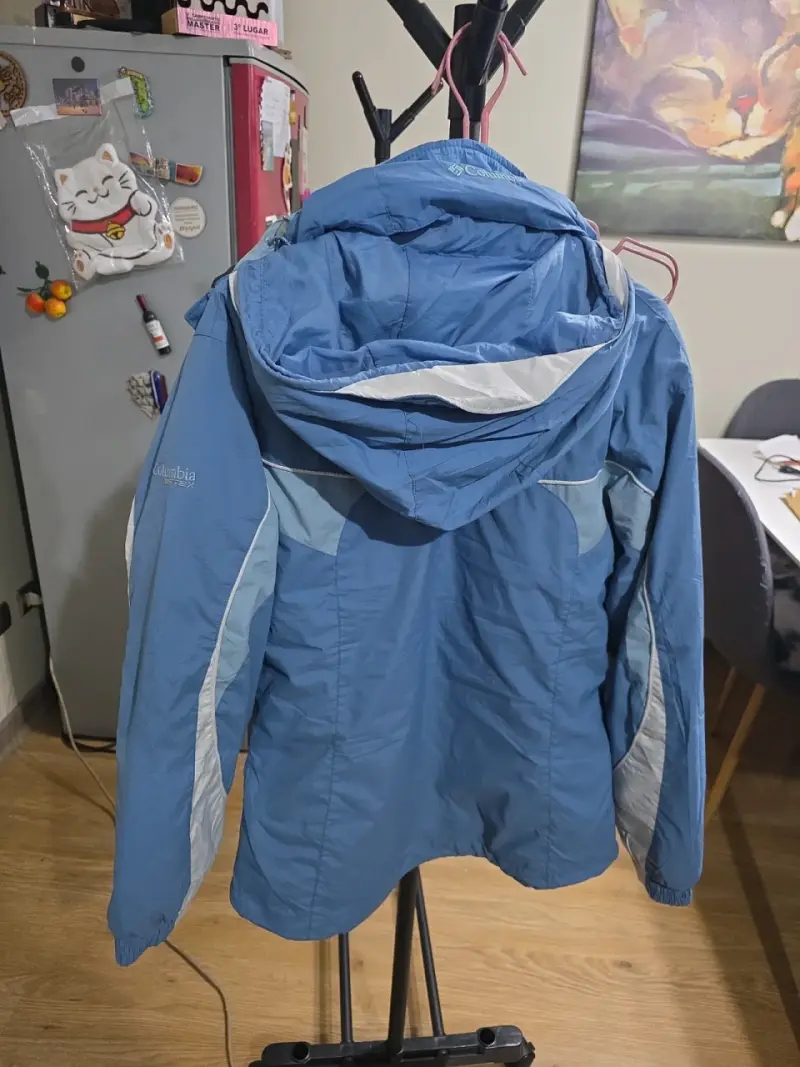 Chaqueta Columbia azul impermeable para invierno - 4