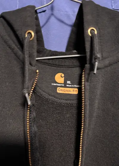 Polerón con capucha Carhartt negro - miniatura 4