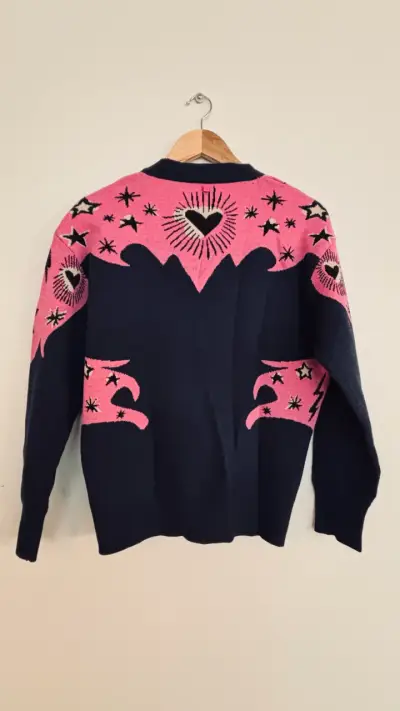 Cardigan barbados estampado tigres - miniatura 3