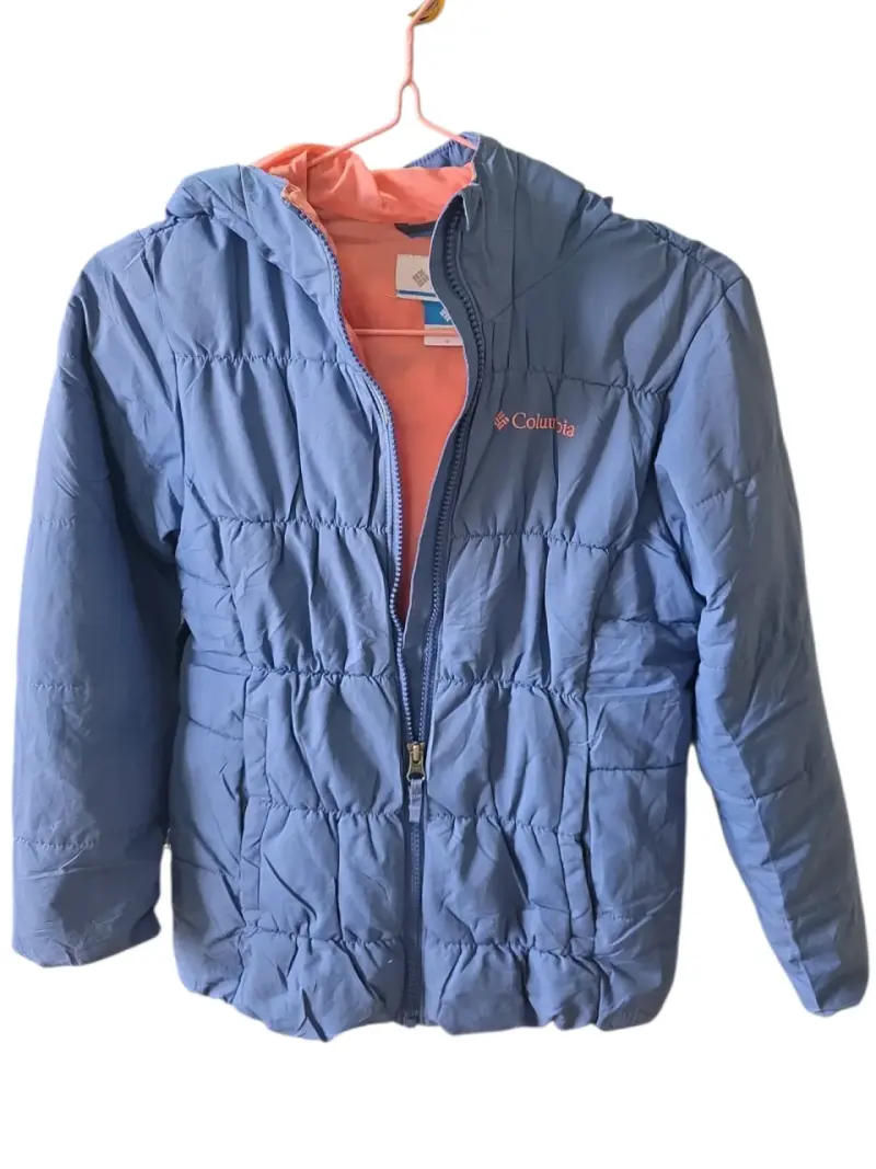 Chaqueta acolchada Columbia azul para niña - 1