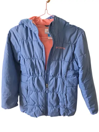 Chaqueta acolchada Columbia azul para niña - miniatura 1