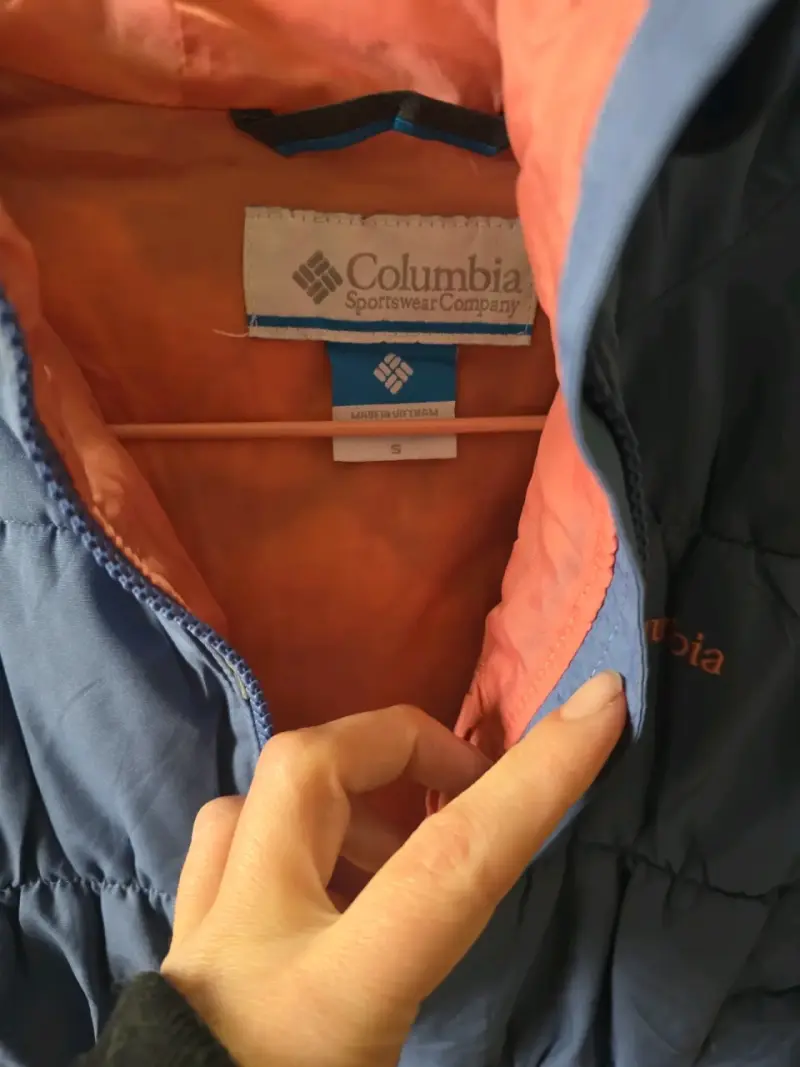 Chaqueta acolchada Columbia azul para niña - 3