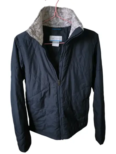 Chaqueta Columbia negra con forro polar - miniatura 1