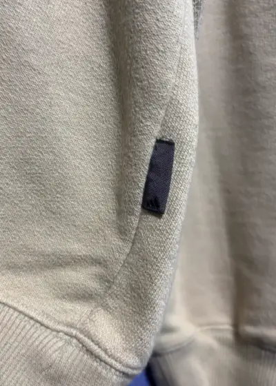 Polerón beige Adidas vintage unisex - miniatura 4