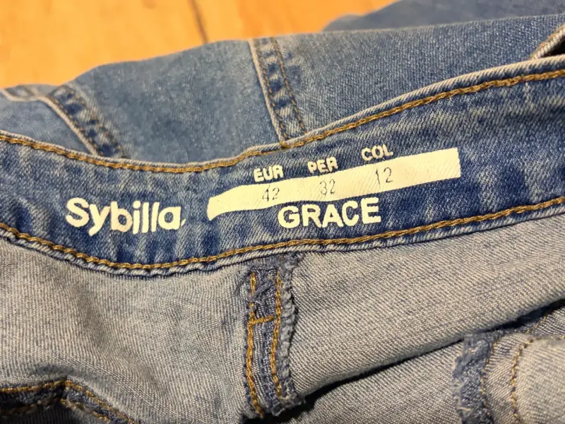 Jeans Sybilla Grace Talla 42 Azul - 1