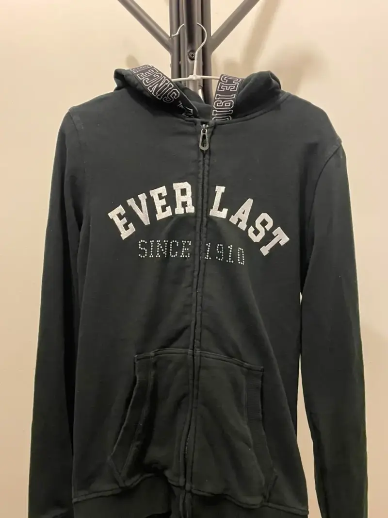 Polerón Everlast negro talla XS para mujer - 1