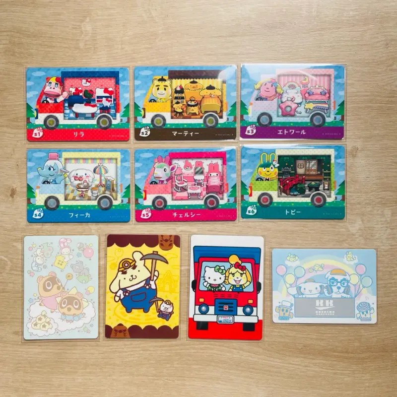 Set de tarjetas Amiibo Animal Crossing y Sa - 1