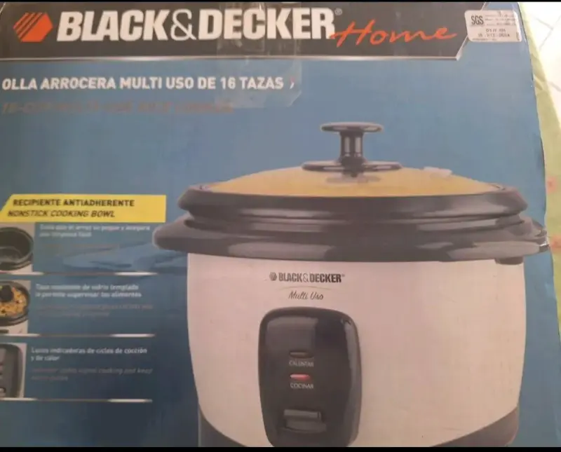 Olla arrocera multiuso Black & Decker 16 tazas