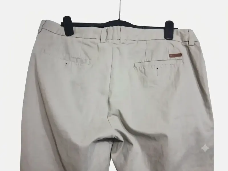 Pantalones de vestir beige para hombre - 3