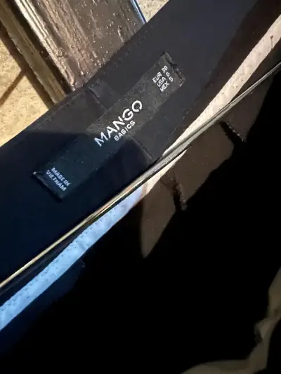 Pantalones de vestir negros Mango Mujer - miniatura 2