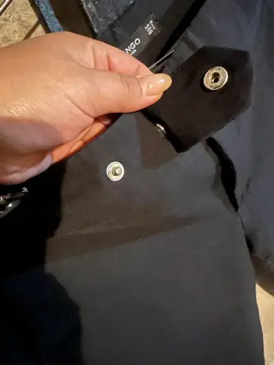 Pantalones de vestir negros Mango Mujer - miniatura 3