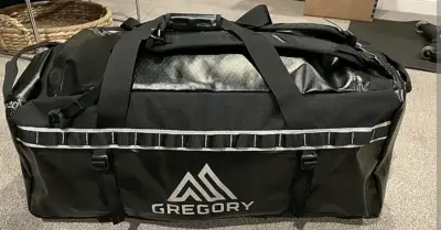 Bolso de viaje Gregory grande negro resistente - miniatura 1