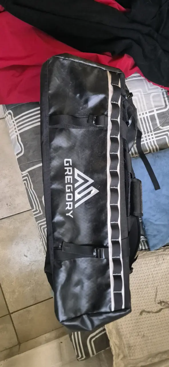 Bolso de viaje Gregory grande negro resistente - 2