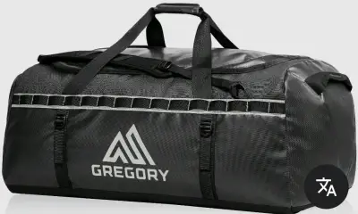 Bolso de viaje Gregory grande negro resistente - miniatura 4