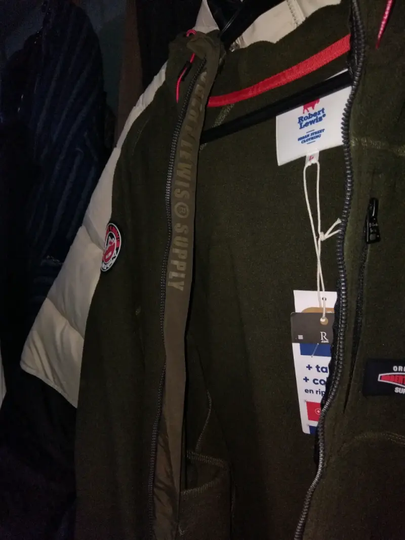 Chaqueta polar verde Robert Lewis con capucha - 2