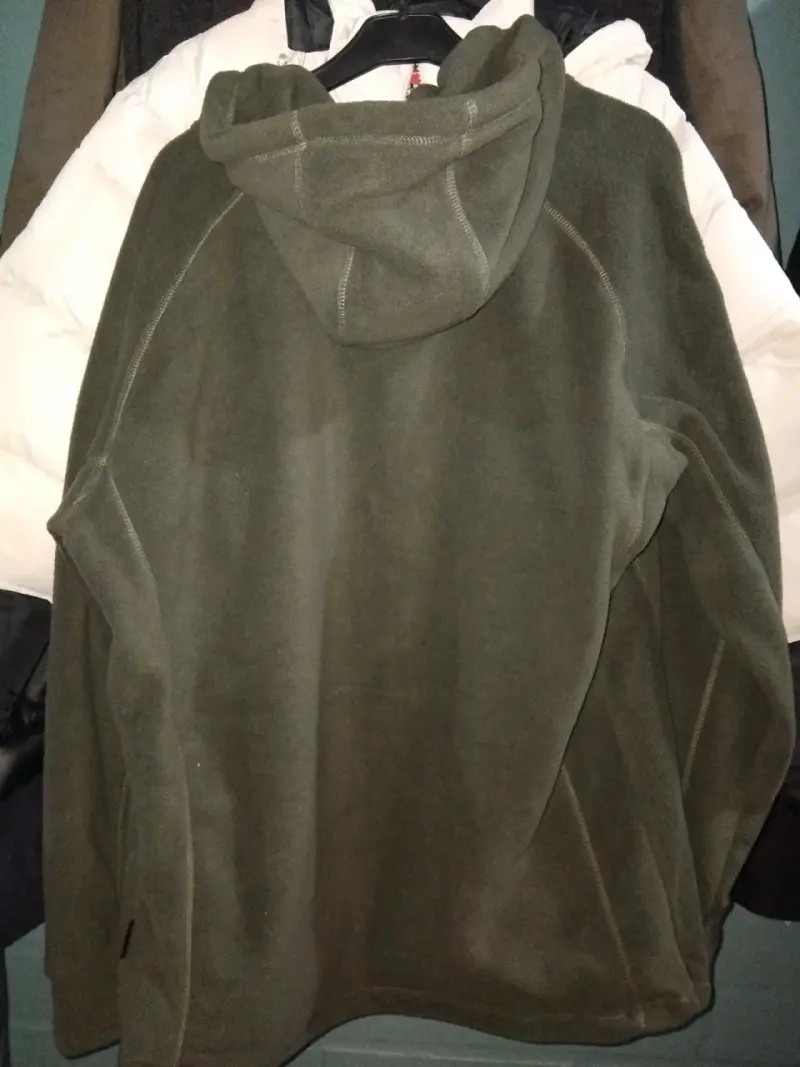 Chaqueta polar verde Robert Lewis con capucha - 3