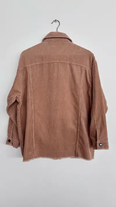 Chaqueta de pana marrón Zara mujer - miniatura 2