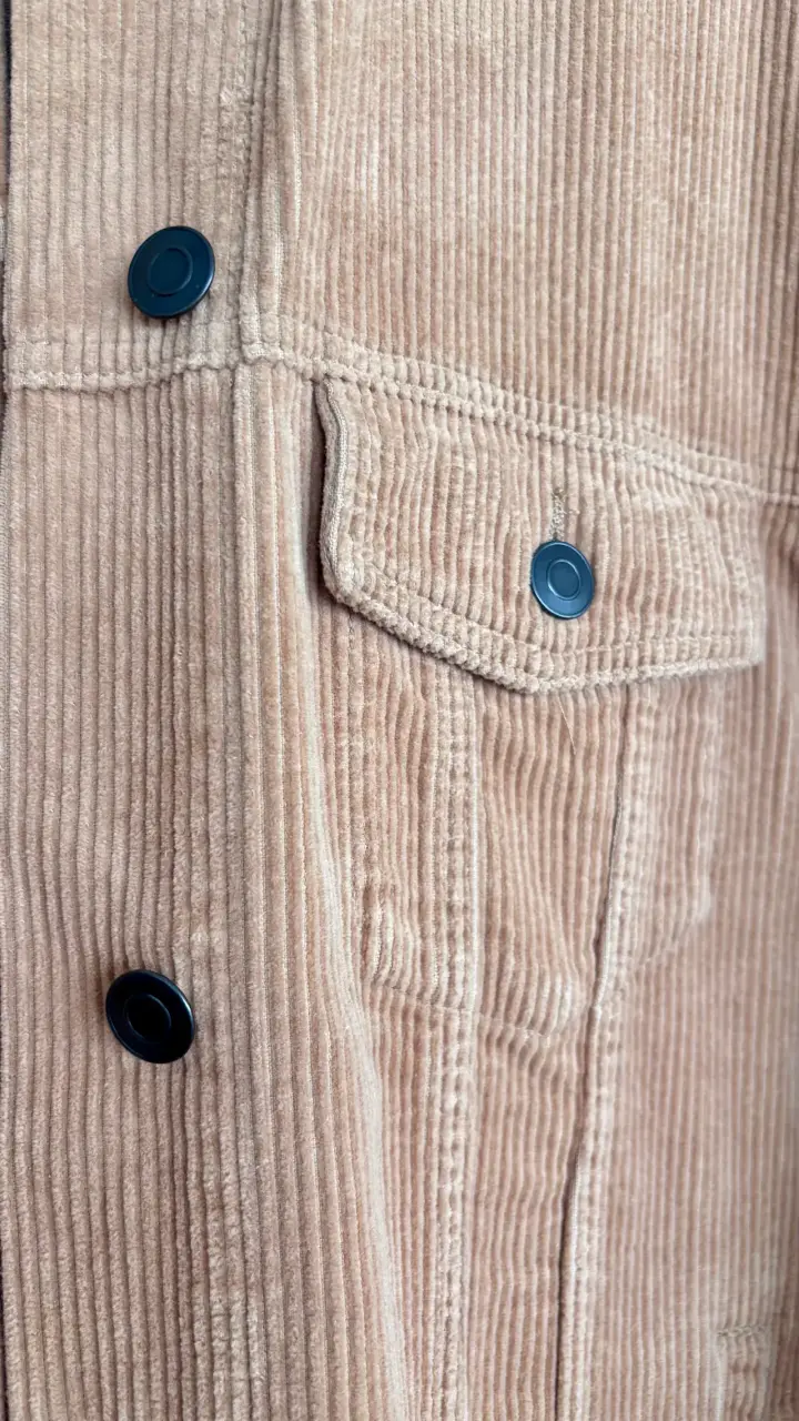 Chaqueta de pana marrón Zara mujer - 6