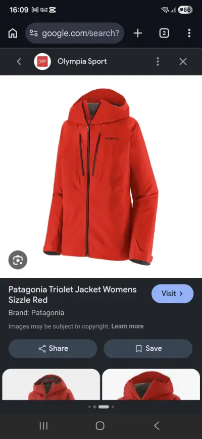 Chaqueta Patagonia Triolet Roja - miniatura 1