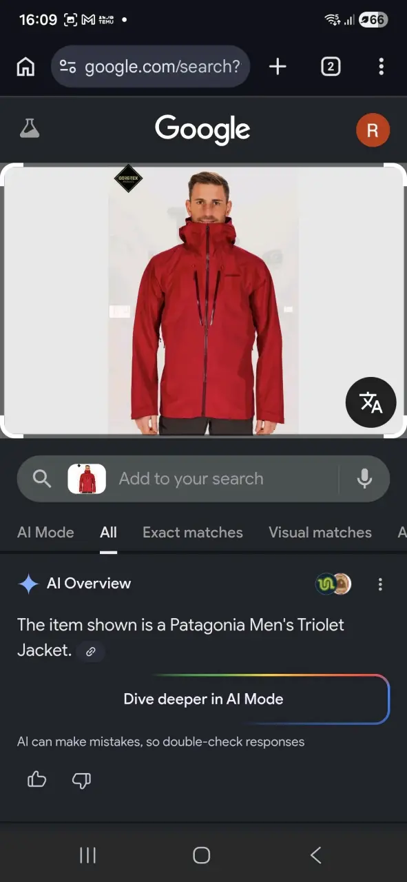 Chaqueta Patagonia Triolet Roja - 2