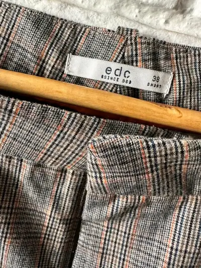 Pantalones de cuadros EDC talla 38 - miniatura 1