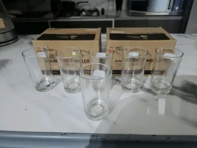2 Set de 6 vasos de vidrio - miniatura 1