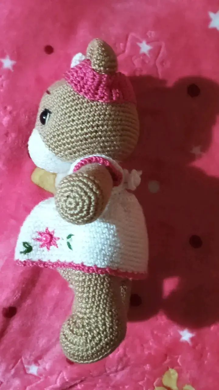 Muñeca tejido a palillo - 2