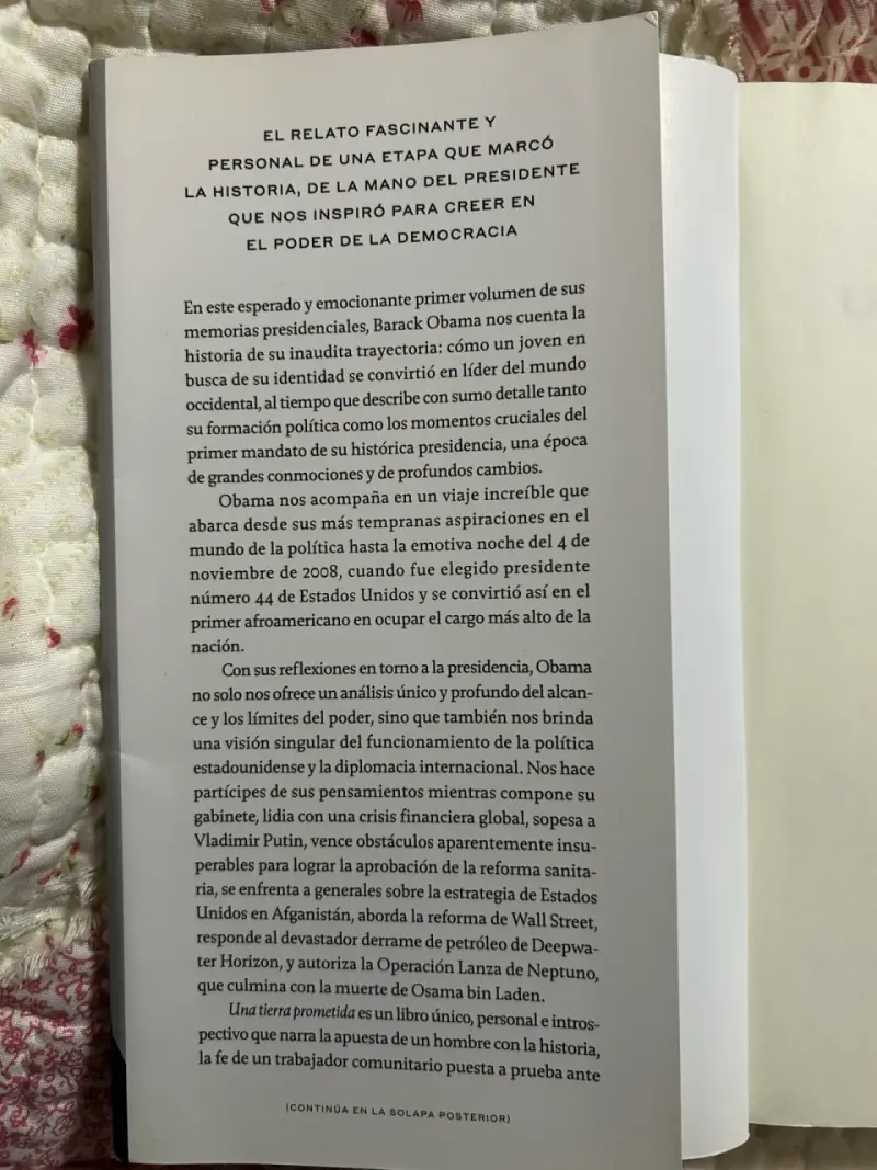 'Una Tierra Prometida' de Barack Obama - 2
