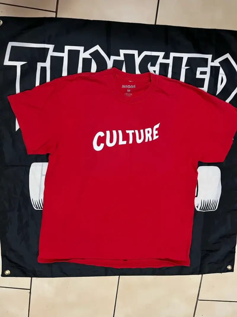 Polera roja Migos 'Culture' unisex - 2