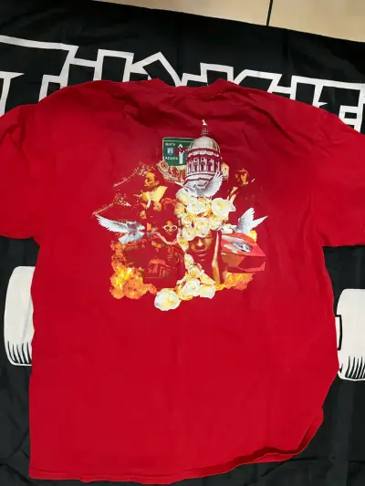 Polera roja Migos 'Culture' unisex - miniatura 3