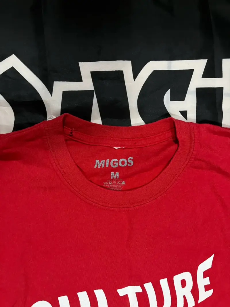 Polera roja Migos 'Culture' unisex - 4