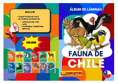 Álbum Fauna de Chile educativo - miniatura 1
