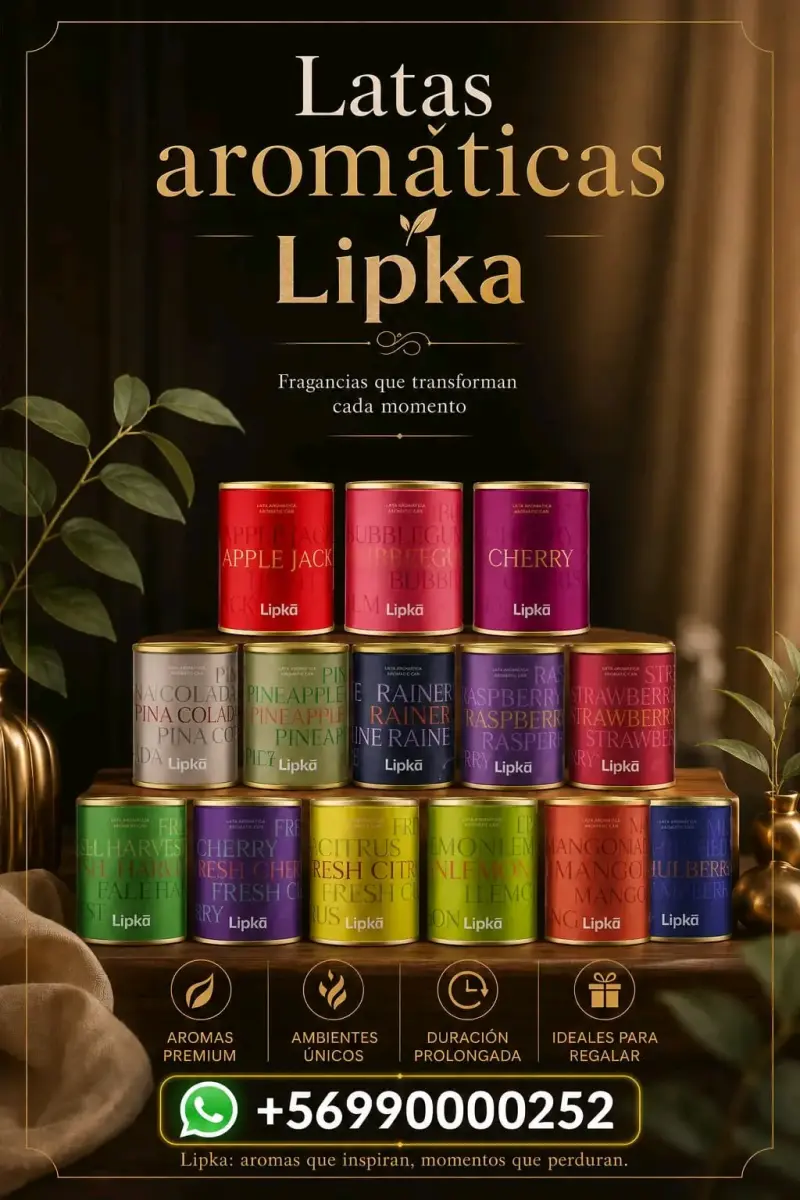 Latas Aromáticas Lipka (pack 3U)