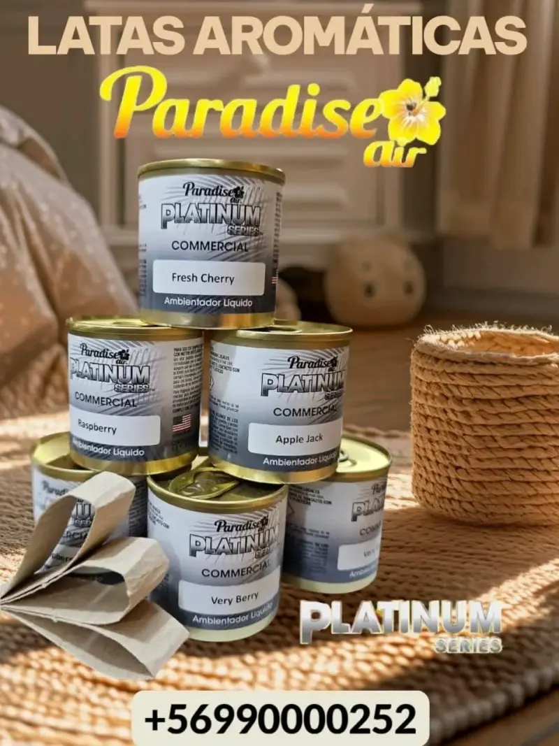 Latas Aromáticas Paradise Air (pack 3U)