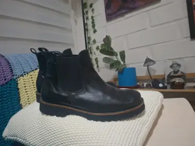 Botines de Cuero Chelsea Suela Track (Talla 36/37) - miniatura 1