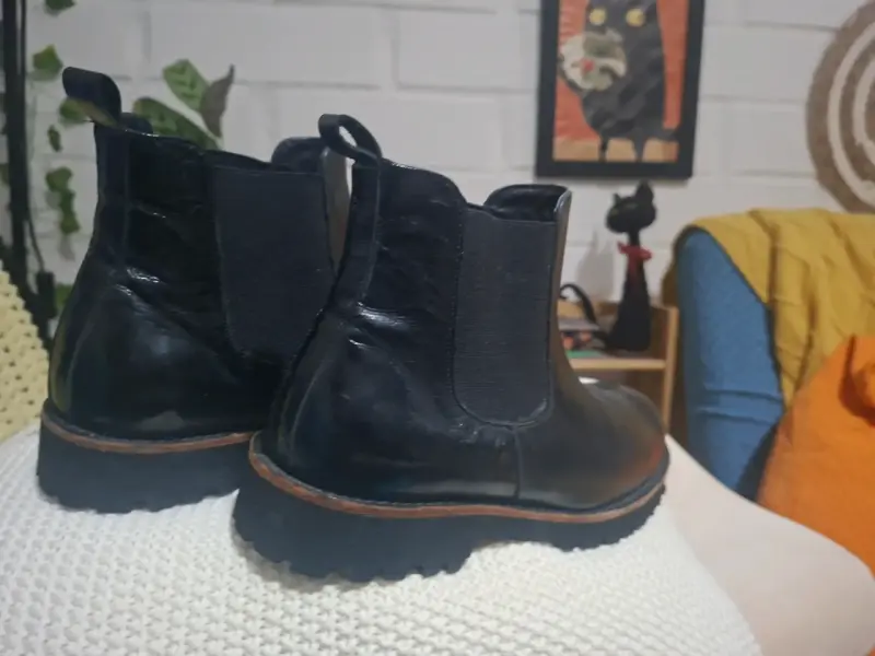 Botines de Cuero Chelsea Suela Track (Talla 36/37) - 2