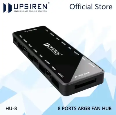 Hub de Ventiladores ARGB 8 Puertos Upsiren - miniatura 1