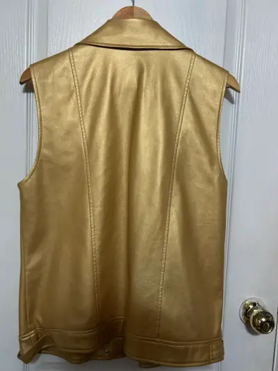 Chaqueta dorada sin mangas Opposite - miniatura 2