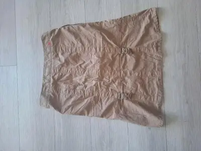 Falda beige cargo - miniatura 1
