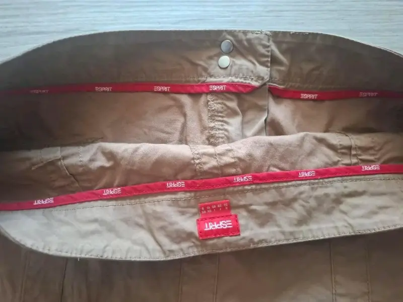 Falda beige cargo - 3